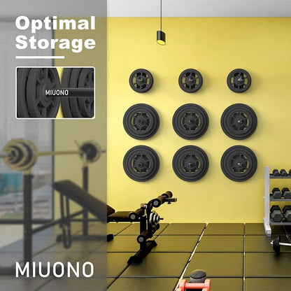 Weight Plate Holder, Wall Mounted Weight Rack Storage - Image 4