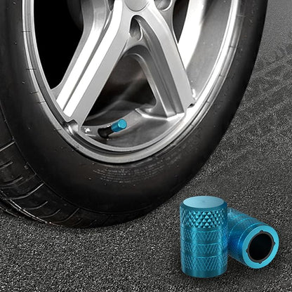 CKAuto Tire Valve Stem Caps, Anodized Aluminum Tire Valve Cap Set, Corrosion - Image 6