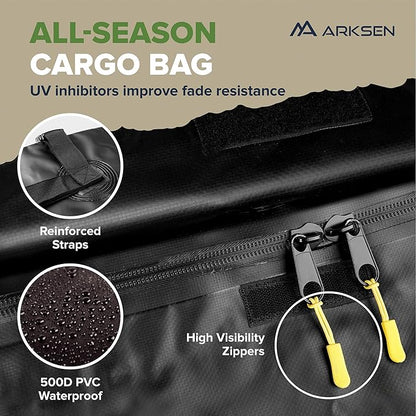 ARKSEN 30 x 50 x 6 Inch Universal Extra Wide 150LB Heavy Duty Roof Rack Cargo - Image 4
