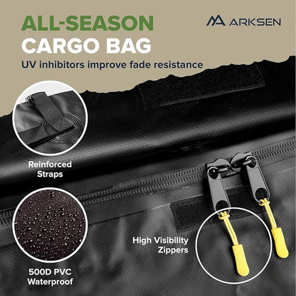 ARKSEN 64 x 50 x 6 Inch Universal Extra Wide 150LB Heavy Duty Roof Rack Cargo - Image 4