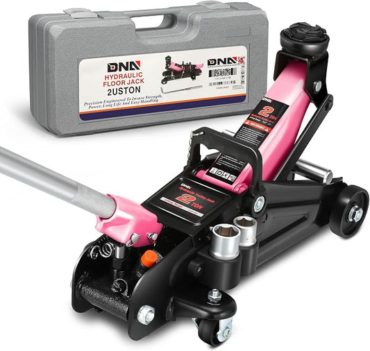 DNA MOTORING Floor Jack with Socket and Lock, Low Profile Hydraulic Trolley Jack by DNAMOTORING-Tools