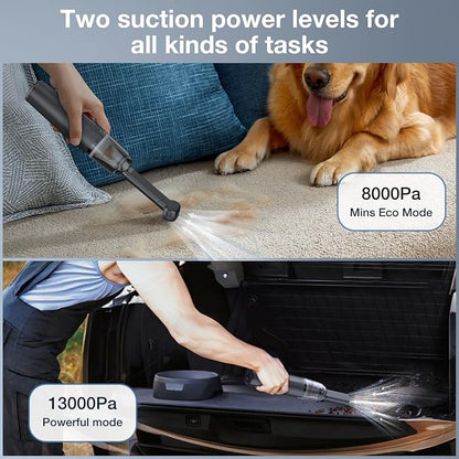 Car Handheld Vacuum Cordless 13000 PA Suction Power, Portable Mini Vacuum - Image 5