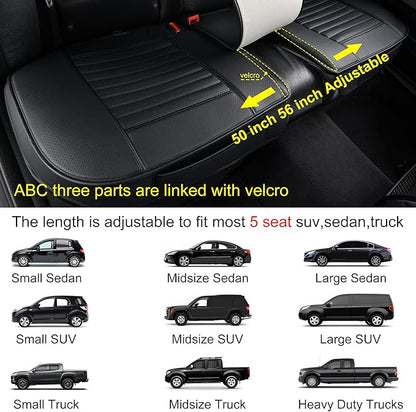 Back Seat Covers, Rear Seat Cushions, Auto Bench Protector - Image 6