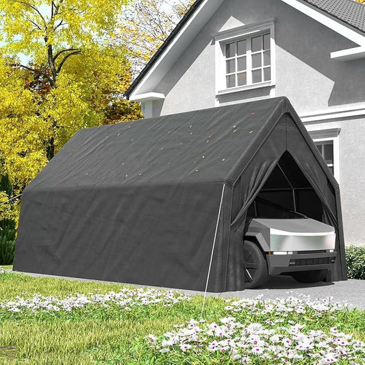 13 x 24 FT Carport, Heavy Duty Car Port Outdoor UV Garage by WELYAS