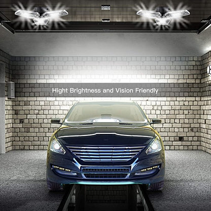 LED Garage Lights, Deformable LED Garage Ceiling Lights 9000 Lumens, 82W CRI 80 - Image 8