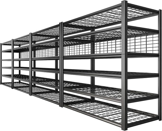 REIBII 84" H Garage Shelving, 6-Tier Storage Shelves Heavy Duty Loads 3500LBS by REIBII
