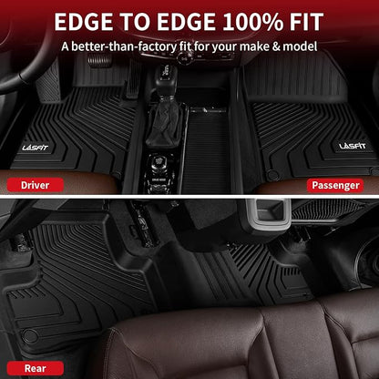 LASFIT Floor Mats for Volvo XC60 2018-2026, All Weather Floor Liner TPE Custom - Image 3
