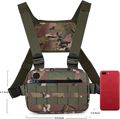 Outdoor Chest Bag For Men, EDC Chest Pack - Image 7