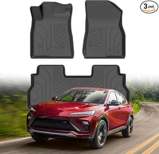 Car Floor Mats for 2024 2025 Chevy Chevrolet Trax & Buick Envista Accessories by SSESS