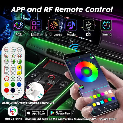 USB Car LED Lights, Interior Car Lights Strip - Image 3