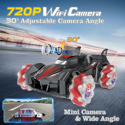 Yasola RC Car with Camera for Kids, Remote Control 360° Rotating High Speed - Image 3