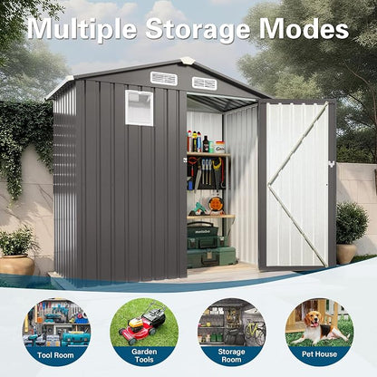 6X3.5 FT Outdoor Storage Shed - Image 7