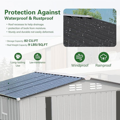 6X3.5 FT Outdoor Storage Shed - Image 5