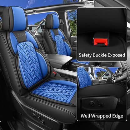 Car Seat Cover Custom Fit for Dodge Ram 1500 2500 3500 2009-2024 Faux Leather - Image 3