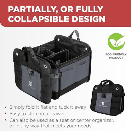 TRUNKCRATEPRO Trunk Organizer For Car, Truck | Premium Adjustable Multi - Image 5