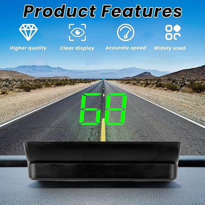 GPS Digital Speedometer for Car MPH, Universal HUD Speed Meter - Image 5
