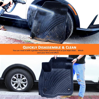 Binmotor-All Weather Floor Mats Cargo Liner Custom Set - Image 9