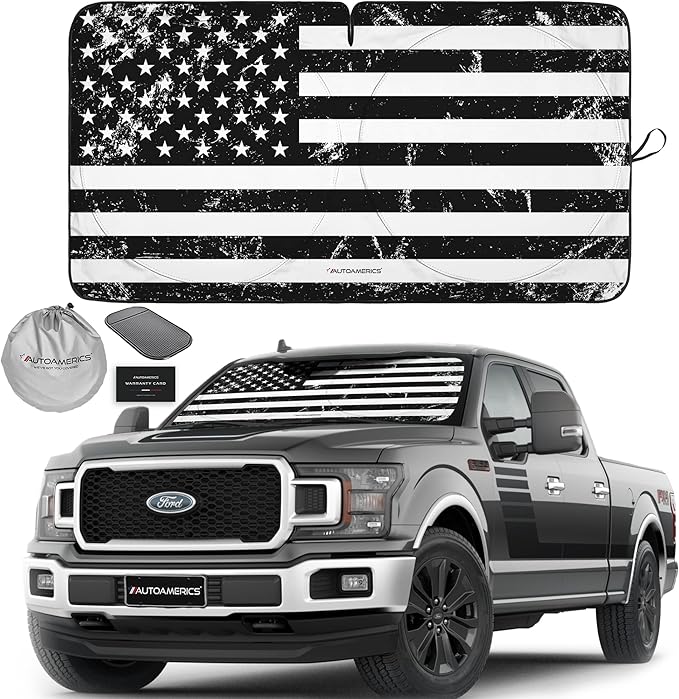 Autoamerics Truck Windshield Sun Shade by AutoamericsUS