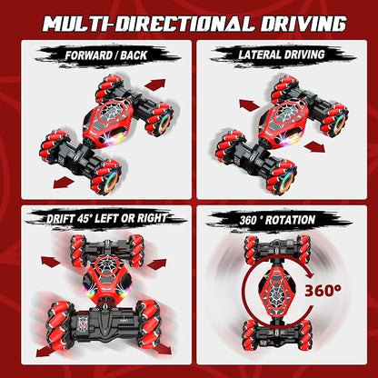 Spider Remote Control Car Gesture Sensing Hand Controlled Stunt Car, 4WD Drift - Image 2