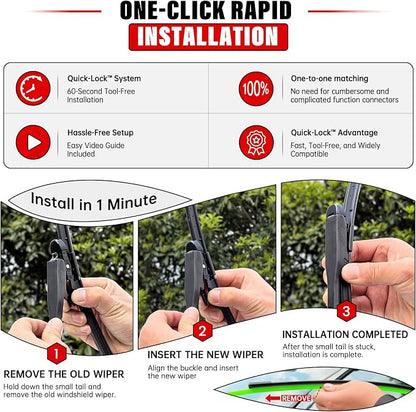 Windshield Wiper Blade Set Replacement - Image 3