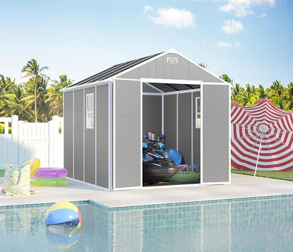 MyVoice 8x8 FT Outdoor Resin Storage Shed - Image 8