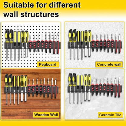 Screwdriver Plier Organizer Wall Mount, Screwdriver Rack, Metal Plier Holder - Image 6