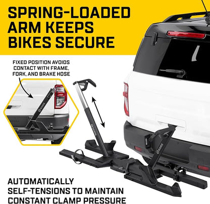 Saris SuperClamp G4 2-Bike Hitch Rack – Lightweight Platform Bike Carrier - Image 2