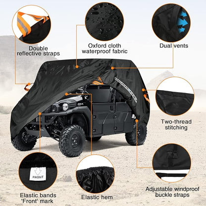 NEVERLAND UTV Cover, All-Weather Protection Side by Side Cover 4-6 Passenger - Image 2