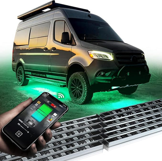 OPT7 Aura Pro Underglow Lights for Class B & B+ RV Motorhomes by OPT7