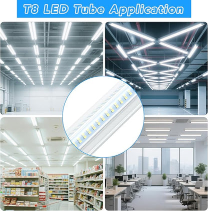 T8 LED Shop Lights, 4 Pack Garage Light 4FT 60W 9600LM 6000K, Work Lights - Image 6
