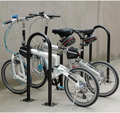Global Industrial U-Rack Bike Rack, Flange Mount, 2-Bike Capacity, Steel - Image 7