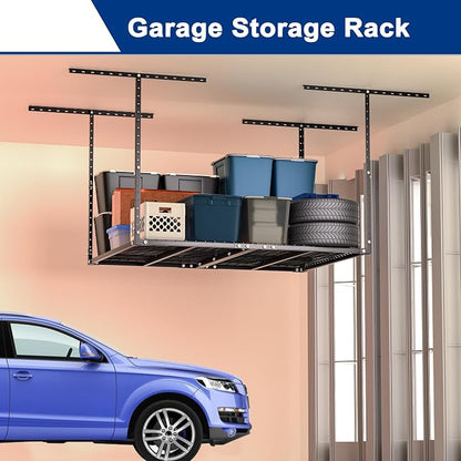 GIOTORENT 3x4FT Heavy Duty Overhead Garage Storage Rack - Image 3