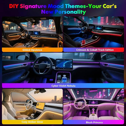 New Version Dreamcolor Acrylic Car Interior Lights 18 in 1 RGB Car Ambient - Image 6