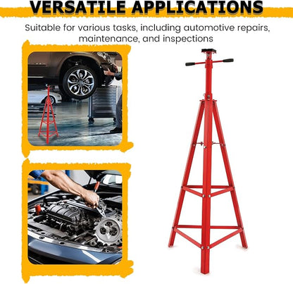 KUAFU 47.375"-84.5" Automotive Under Hoist Tripod Stand 2 Ton High Lift Jack - Image 6