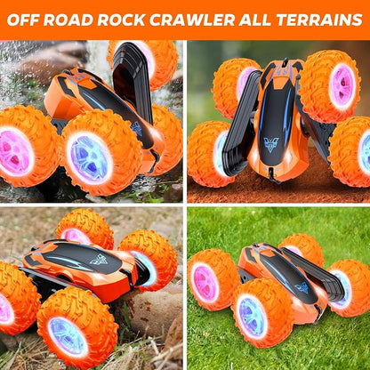Remote Control Car, 2.4GHz Electric Race Stunt Car, Double Sided 360° Rolling - Image 6