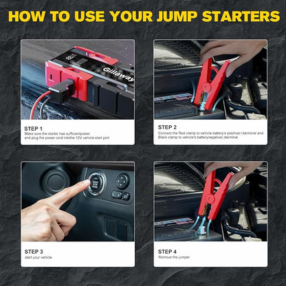 001B 4000A Car Jump Starter, Jump Starter Battery Pack - Image 6