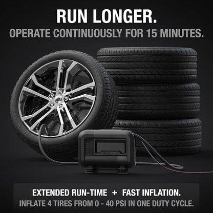 NOCO AIR20: UltraFast 20A Tire Inflator - 12V Portable Air Compressor Pump - Image 4