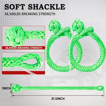 Kinetic Recovery Tow Rope Heavy Duty Offroad Snatch Strap - Image 3