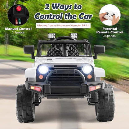 Costzon Ride on Car, 12V Battery Powered Truck Vehicle - Image 5