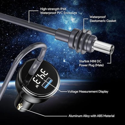 QUIDDITY Starlink Mini Car Adapter DC Power Cable + Cigarette Lighter Adapter - Image 4