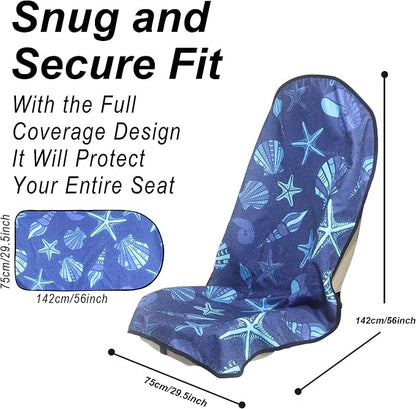 Car Seat Cover Protector Front Seats, - Image 3