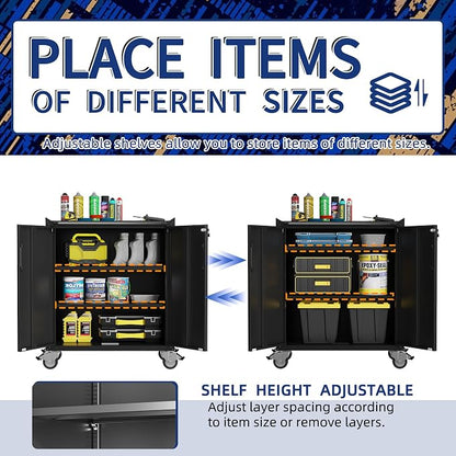 Metal Garage Storage Cabinet - Image 5