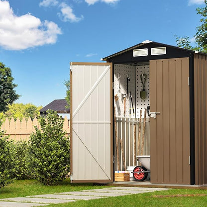 3X5FT Outdoor Steel Storage Shed - Image 5