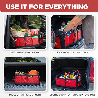 TRUNKCRATEPRO Red Car Accessories Trunk Organizer - Image 7