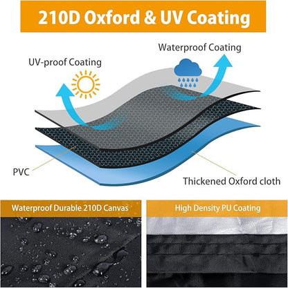 Motorcycle Cover All Season Universal Weather Waterproof Motorbike Cover - Image 4