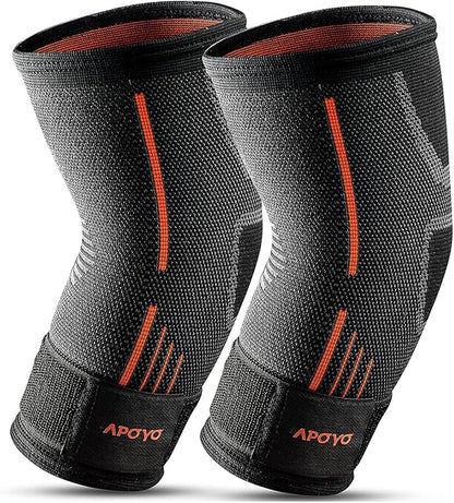 APOYO Elbow Brace for Tendonitis and Tennis Elbow, Compression Sleeve for by APOYO