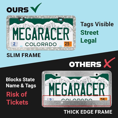 Dazzling Bling License Plate Frames - Image 6
