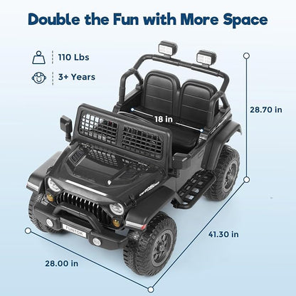 2 Seater Ride on Car, 12V 7AH Electric Car - Image 5