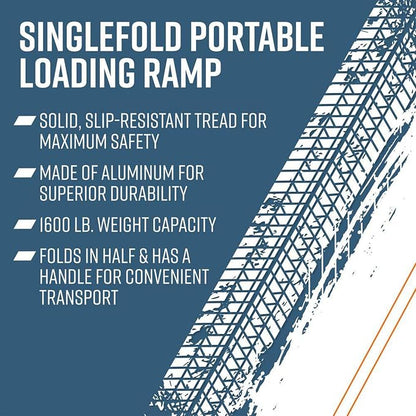 EZ-ACCESS TRAVERSE 2 Foot Durable Aluminum All Weather Singlefold Portable - Image 4