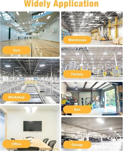 LED Linear High Bay Light, 210W High Bay Shop Lights Fixture, Compatible - Image 7